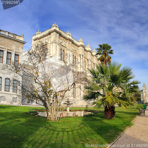 Image of dolmabahce palace at winter - istanbul