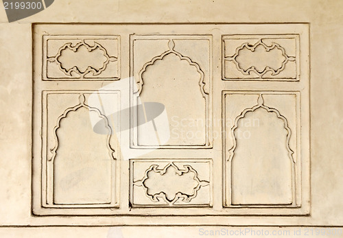Image of ornament on wall in India