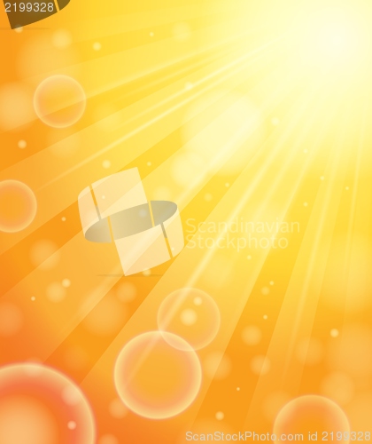 Image of Abstract image with sunlight rays 1