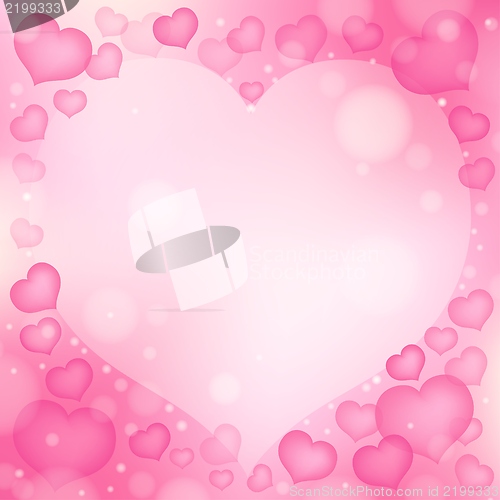 Image of Abstract image with heart theme 1