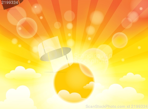 Image of Abstract image with sunlight rays 4
