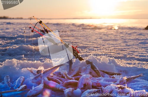 Image of smelt fishing