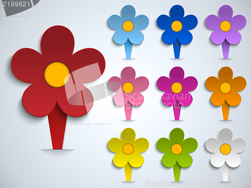 Image of Flower Spring Pin Sticker Icon