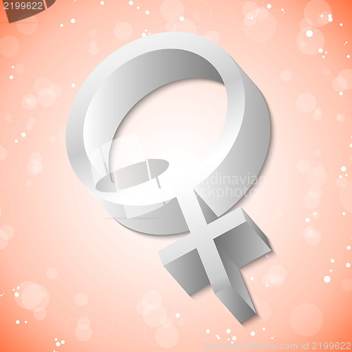 Image of Sex Gender Symbol on Colored Background