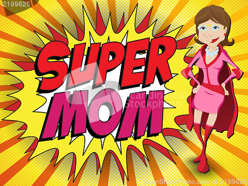 Image of Happy Mother Day Super Hero Mommy