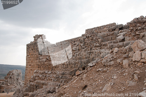 Image of Nimrod castle and Israel landscape