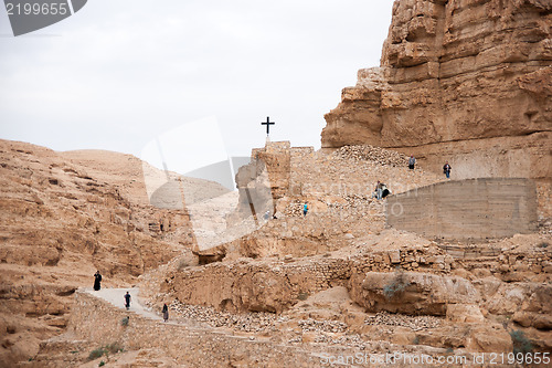 Image of Saint George monastery in judean desert