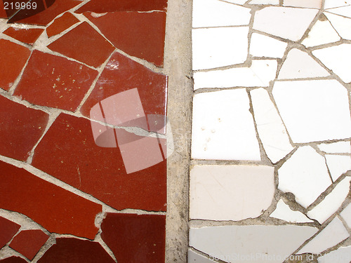 Image of Mosaic tile pieces