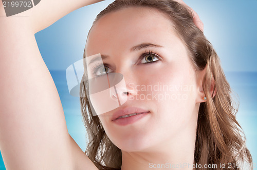 Image of Woman at the Beach