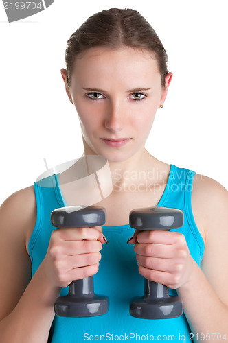 Image of Woman Working Out