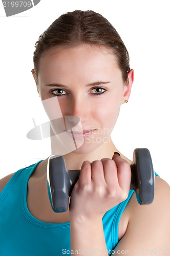 Image of Woman Working Out