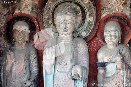 Image of Ancient buddha statue