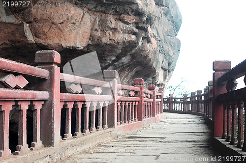 Image of Tour road under cliff