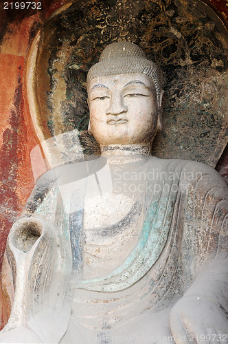 Image of Ancient buddha statue