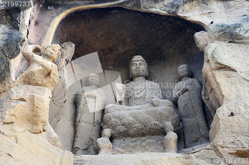 Image of Ancient buddha statue