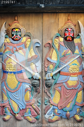 Image of Ancient door-god