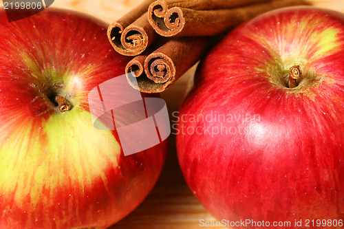 Image of Apples and cinnamon