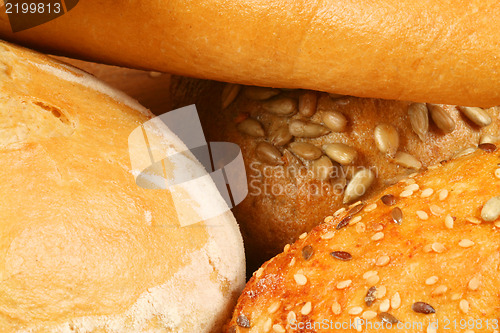 Image of Different kinds of bread