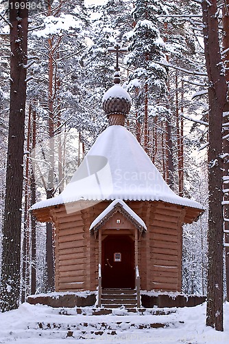 Image of Wooden chapel.