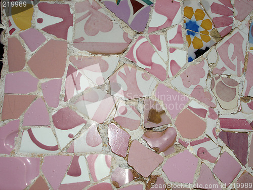 Image of Mosaic tile pieces