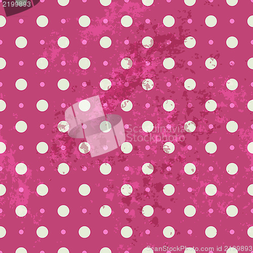 Image of Seamless vintage pattern with spots