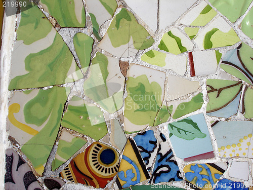 Image of Mosaic tile pieces