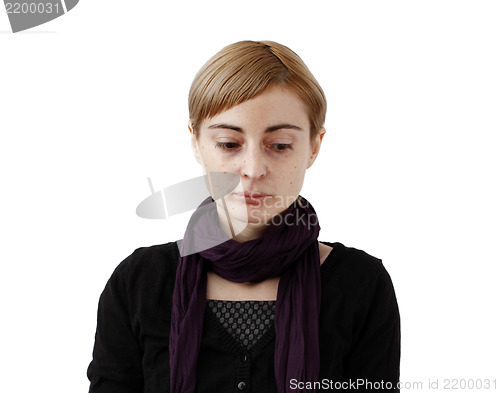 Image of Depressed young woman