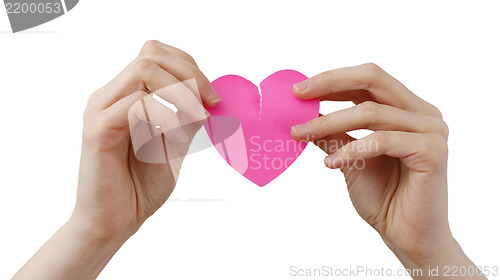 Image of Heart shape Posst It