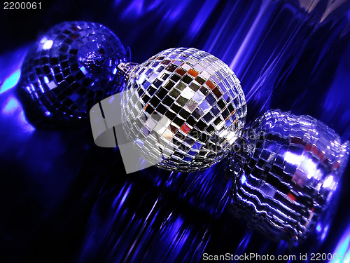 Image of Blue Disco globe