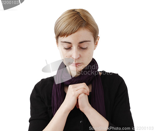 Image of Woman praying