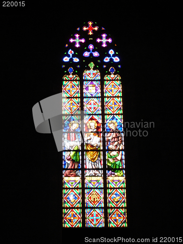 Image of Stained glass church window