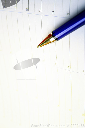 Image of Color pencil and agenda