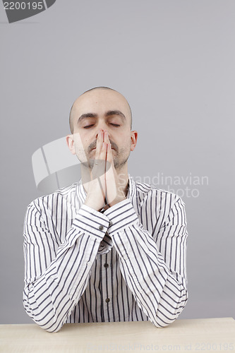 Image of Man at desk