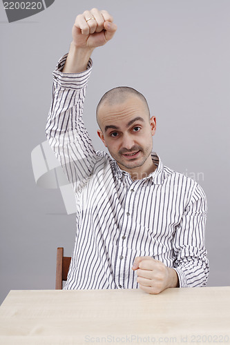 Image of Man at desk