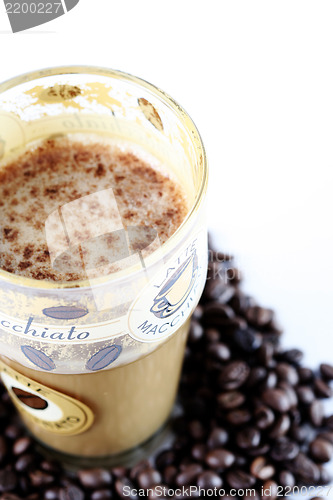 Image of Latte Macchiato in glass