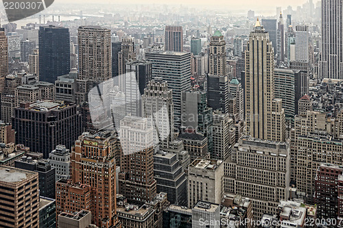 Image of Urban Skyscrapers of New York City Skyline