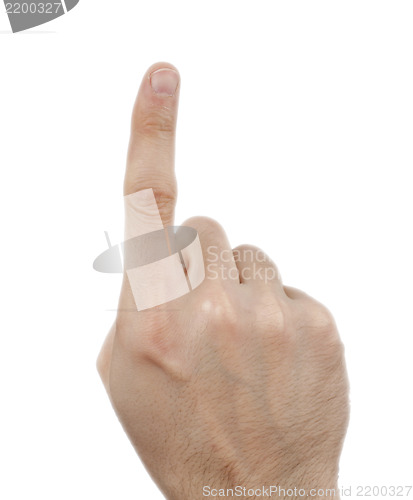Image of Hand isolated on white