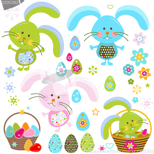 Image of easter bunnies