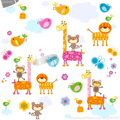 Image of animals background