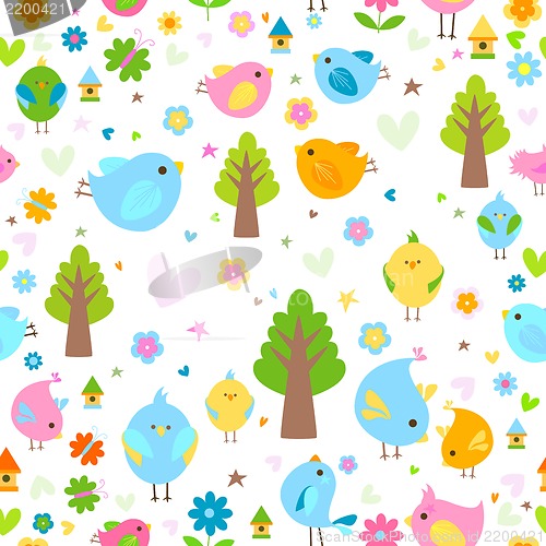 Image of birds background