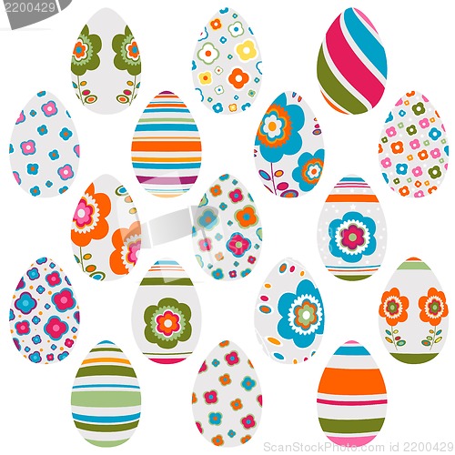 Image of easter eggs