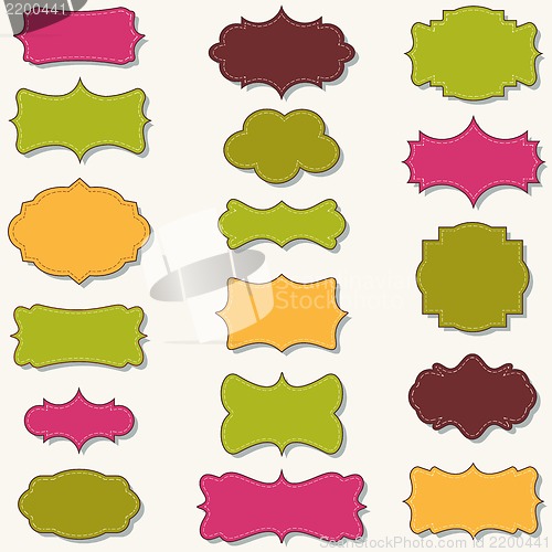 Image of spring colors  labels 