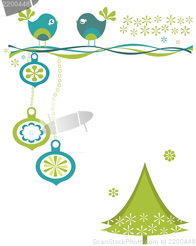 Image of christmas birds