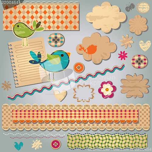 Image of textured design elements