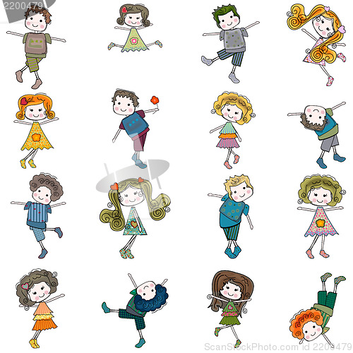 Image of boys and girls