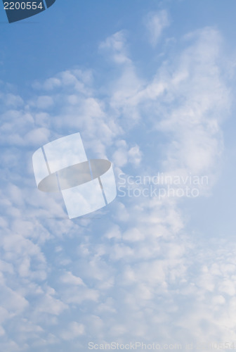Image of Blue Sky with Cloud