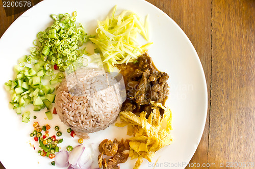 Image of Rice Mixed with Shrimp Paste