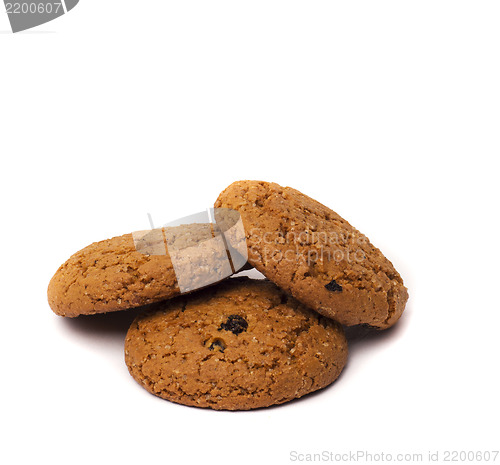 Image of close-up image of chocolate chips cookies