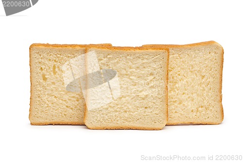 Image of Toast Bread on the white