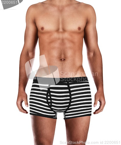 Image of Male sexy underwear model in nderpants